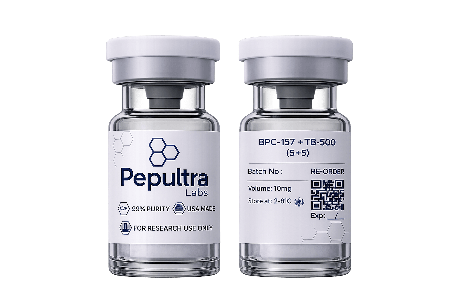 BPC-157 vial and packaging