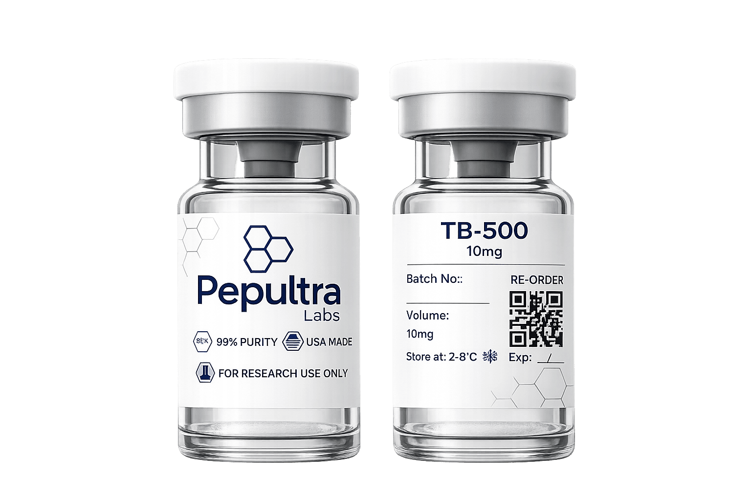 TB-500 vial and packaging