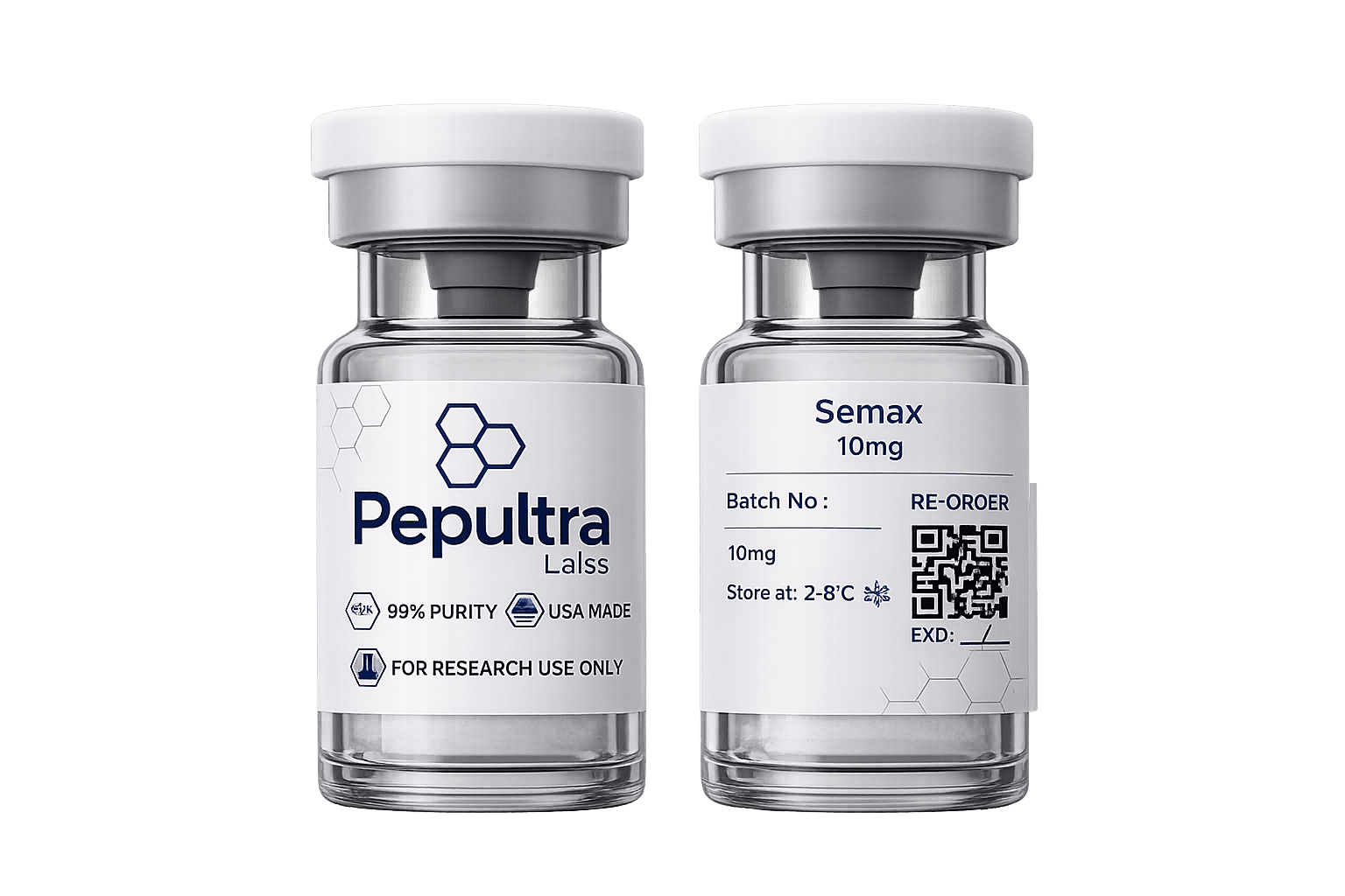 Semax vial and packaging