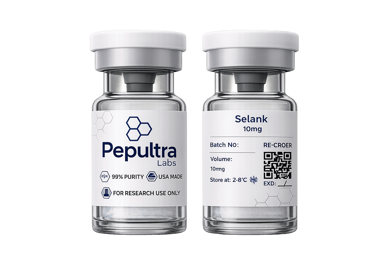 Selank vial and packaging