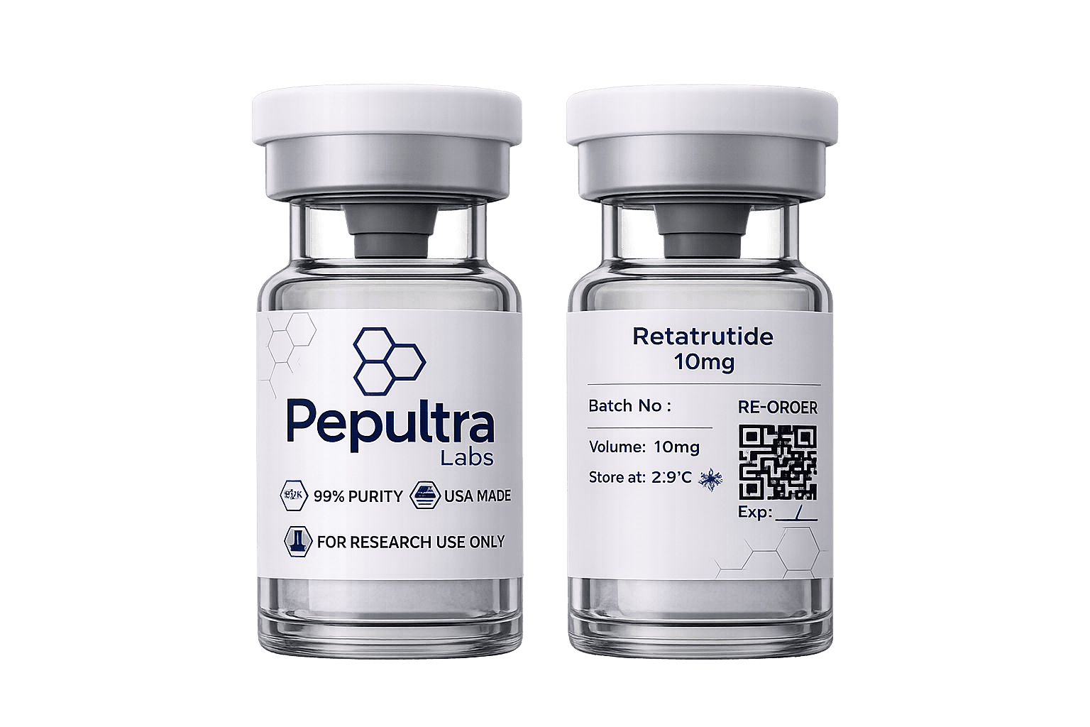 GLP-3 vial and packaging