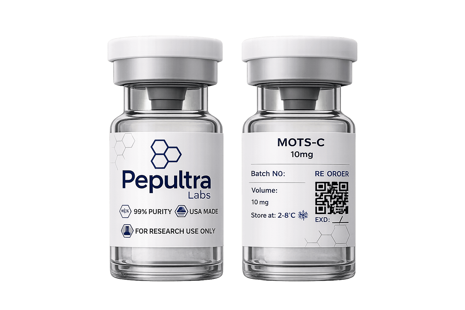 MOTS-C vial and packaging