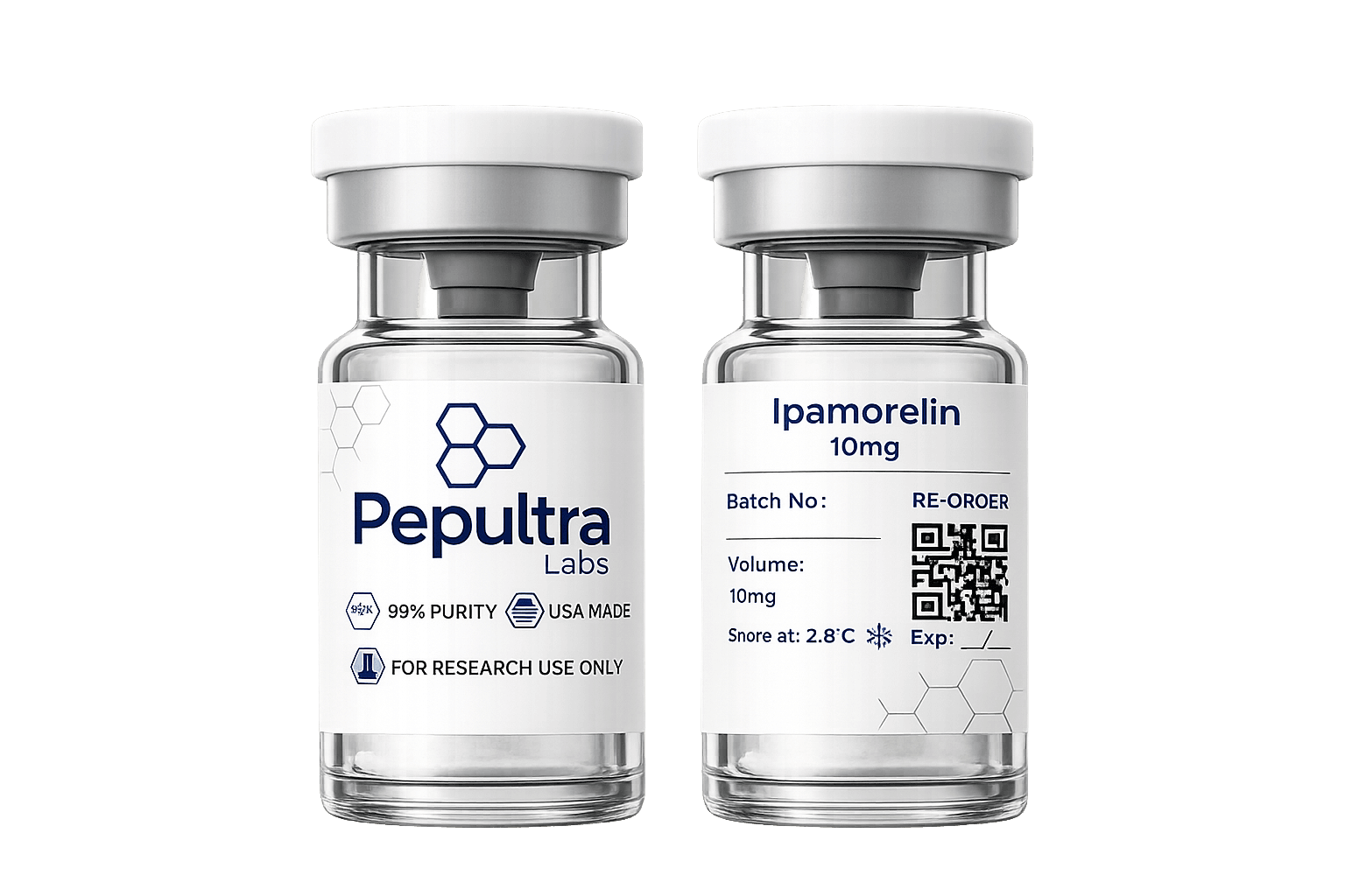 Ipamorelin vial and packaging